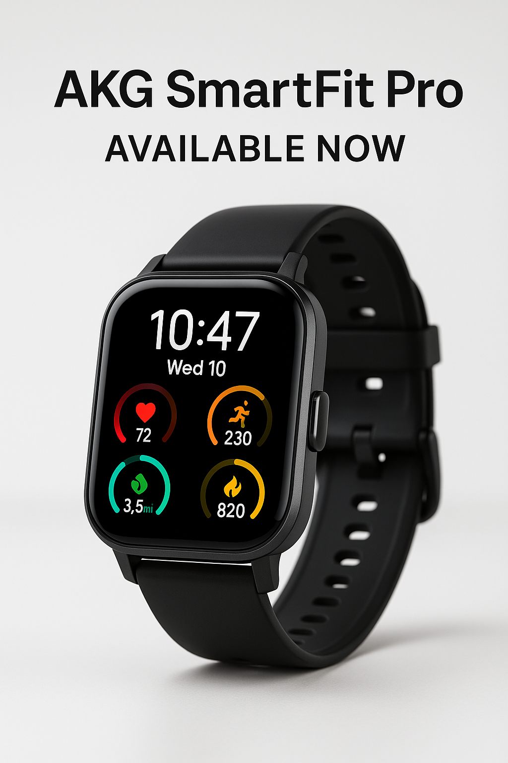AKG SmartFit Pro – Smartwatch with Fitness & Style